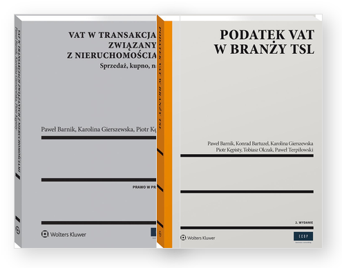 VAT w&nbsp;transakcjach z&nbsp;nieruchomościami i&nbsp;Podatek VAT w&nbsp;branży TSL - Wolters Kluwer